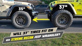 Will 37 Tires Fit On an XTREME RECON Jeep Wrangler?