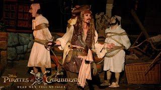 Johnny Depp Surprises Fans as Captain Jack Sparrow at Disneyland