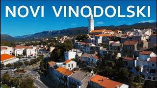 Novi Vinodolski Croatia FromAbove 4K