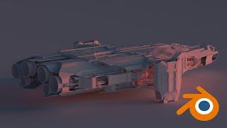 Blender Free Space Asset + Spaceship Greebling - Blend and Chill