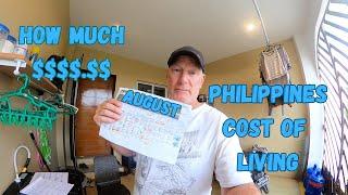 PHILIPPINES AUGUST LIVING EXPENSE   #philippines #life