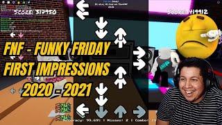 The First Times i Played Friday Night Funkin  Funky Friday 2020 - 2021