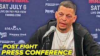 Nate Diaz Full Post Fight Press Conference vs Jorge Masvidal