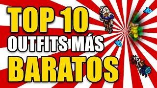  LOS 10 OUTFIT MÁS BARATOS DEL JUEGO  - OUTFITS & ADDONS  TIBIA