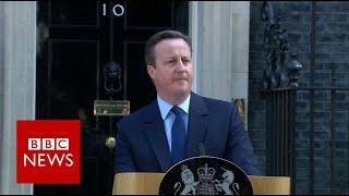 Brexit David Cameron resigns as UK votes to leave - BBC News