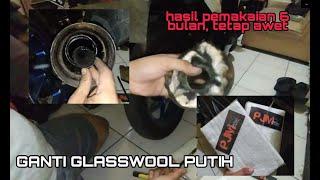 Ganti Glasswool atau Gaspul putih knalpot Vario #review #glasswool