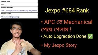 I got a  chance at APC Roy Polytechnic  What is Auto gradation in Jexpo ?  Jexpo good rank tips.