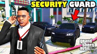 Franklin Become The Most Powerful Security Guard In GTA 5  SHINCHAN and CHOP