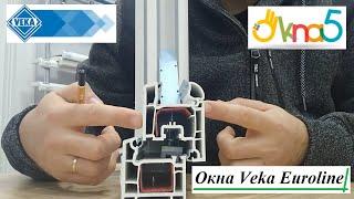 Пластиковые окна Veka Euroline - обзор ОКна 5. Пластиковые окна Veka 58 - компания ОКна 5.