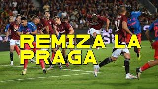 Sparta Praga - FCSB 1-1. Calificarea se decide la București. Ilie Dumitrescu a rămas impresionant