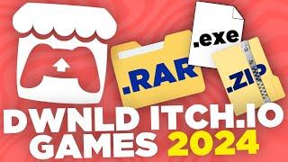 How To Download Itch.io Games 2024 .rar .zip .exe