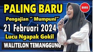 PALING BARU PALING LUCU PENGAJIAN  MUMPUNI HANDAYAYEKTI DI WALITELON TEMANGGUNG 21 FEBRUARI 2024