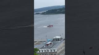 Beautiful and Gorgeous Top View Quebec City Canada  