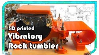3D printed Vibration Rock Tumbler with magnetic drive