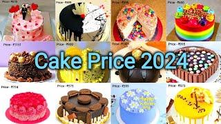 2024 Cake Price List for Home Bakers  Half Kg Cake Price List  Eggless Cake Price List 