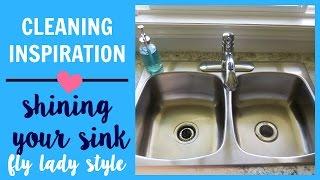 CLEANING MOTIVATION Shining Your Sink Fly Lady Style