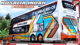 ROSALIA INDAH JETBUS 5 SDD SCANIA KP PROJECT  LIVERY MOD BUSSID TERBARU