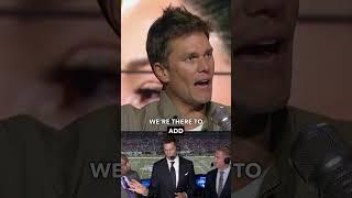 Tom Brady on prepping for NFL on FOX broadcasts  #tombrady #UFL #NFL #pats