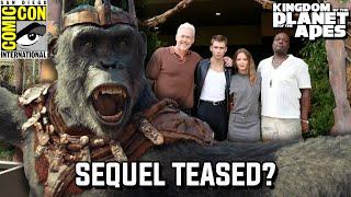 SDCC 2024  KINGDOM OF THE PLANET OF THE APES Cast Tease Sequel + What They Want to See