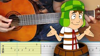 El Chavo - Opening - Fácil - Guitarra Tutorial - Tabs - Cover