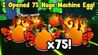 I Opened 75 New Huge Machine Eggs And Hatched These Pets In Pet Simulator 99