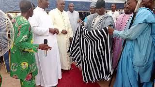 BISHOP ISAAC DUGU Bishop of KATSINA-ALA Diocese DRESSED BY THE TRADITIONAL RULERS OF AFIA