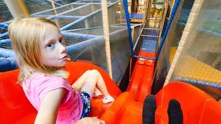 Highest Slide at Drakens Lekland Indoor Playground fun for kids