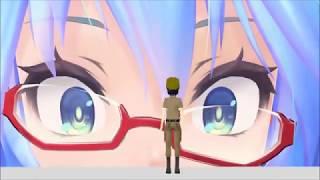 MMD Miku giantess