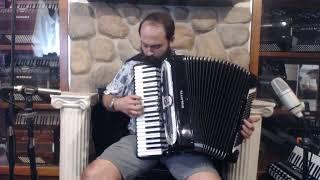 6949 - Black Giulietti Stroller Tone Chamber Piano Accordion LM 42 120 Compare to Sonola SS4 $2999