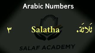 Arabic Numbers 1 To 10  Learn Arabic Numbers   Learn basic Arabic grammar rules  educational