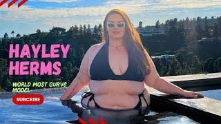 Hayley Herms ..Biography age weight relationships net worth outfits idea plus size models