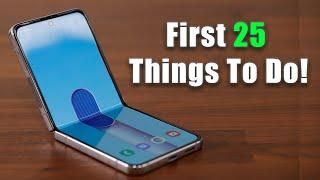 Samsung Galaxy Z Flip 4 - FIRST 25 Things To Do That No One Will Show You