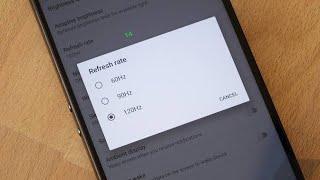 How to change your phone Refresh rate  Update any Android to 120hz display