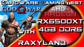 God of War PC   RX 6500 XT  RAXYLAND Hardware Gaming Test