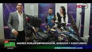 C24 ENTREVISTA MOTOVIAJERO COLOMBIANO RUMBO A USHUAIA PASO POR BOLIVIA