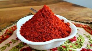 تحضير التحميرة البابريكا فلفل احمر حلو في البيت بطريقة جد سهلة وطبيعية paprika powder