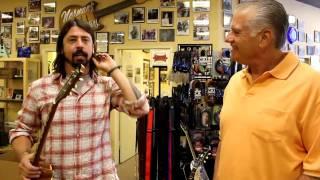 Dave Grohl from the Foo Fighters at Normans Rare Guitars