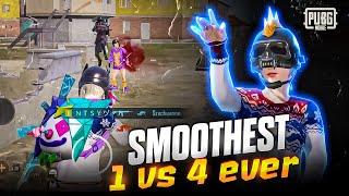 Zunnxie MASTERING SMOOTHEST CLUCTH 1 vs 4 EVER   IPHONE XR  PUBG MOBILE