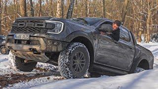 2023 Ford Ranger Raptor  OFF-ROAD Test Drive Snow & Mud