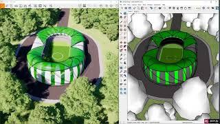Let Build Stadium in SketchUp Pro  FG SketchUp