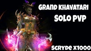 Solo Pvp Grand Khavatari TYRANT  - Scryde  x1000  Lineage 2