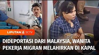 Wanita PMI Melahirkan di Kapal Feri Usai Dideportasi dari Malaysia Bayinya Selamat  Liputan 6