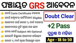 How to apply for GRS Post in Odisha 2024Odisha GRS Recruitment 2024GRS Post in Odisha 2024