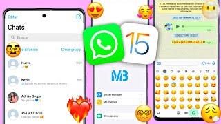 NUEVO WHATSAPP Estilo Iphone en Android 2021  Fouad Mb 9.5 Estable Con NUEVOS EMOJIS ️‍