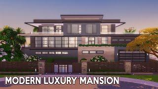 Modern Luxury Mansion for Celebrity  The Sims 4  No CC  Stop Motion Build