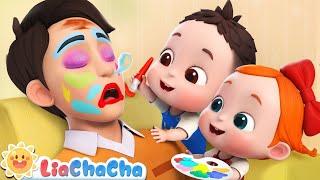 Lets Make Daddy Pretty  LiaChaCha Nursery Rhymes & Baby Songs