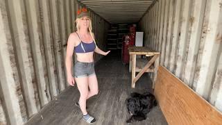 Converting My 40 Shipping Container Into A Workshop GARAGE OVERHAUL 3.0