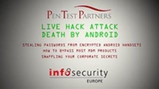 Pen Test Partners Infosecurity Europe 2014 Android Hack Demonstrations