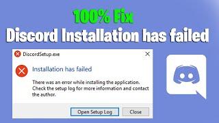 How to fix Discord installation has failed