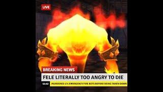 BREAKING NEWS Fire Ele now RESETS PogU #classic #worldofwarcraft #wotlk #shaman #firele #wow